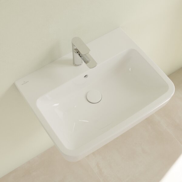 Villeroy & Boch O.novo - Umyvadlo 600x460 mm, s přepadem, alpská bílá 4A416001