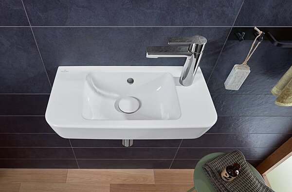Villeroy & Boch O.novo - Umyvátko 500x250 mm, s přepadem, alpská bílá 4342R501
