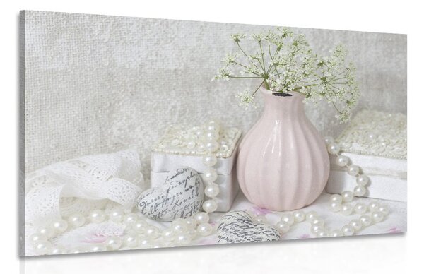 Obraz luxusní Shabby Chic zátiší