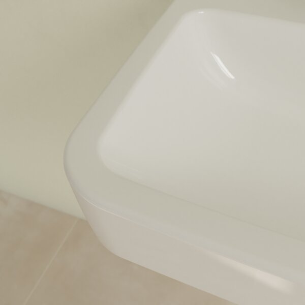 Villeroy & Boch O.novo - Umyvadlo 600x460 mm, s přepadem, alpská bílá 4A416001