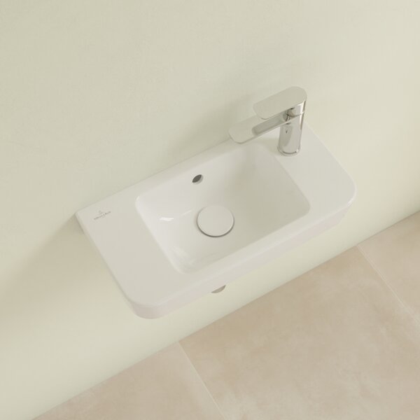Villeroy & Boch O.novo - Umyvátko 500x250 mm, s přepadem, alpská bílá 4342R501