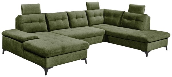 SEDACÍ SOUPRAVA, textil, olivově zelená MID.YOU - Sedací soupravy, Online Only