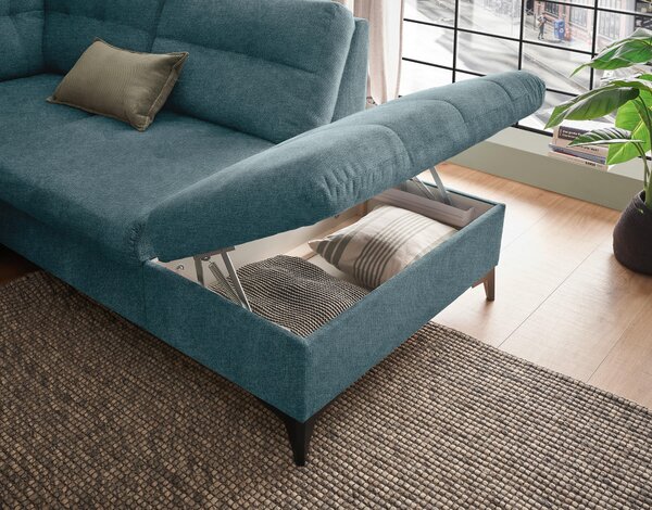 SEDACÍ SOUPRAVA, textil, modrá MID.YOU - Sedací soupravy, Online Only