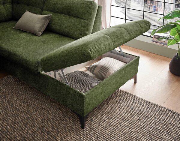 SEDACÍ SOUPRAVA, textil, olivově zelená MID.YOU - Sedací soupravy, Online Only