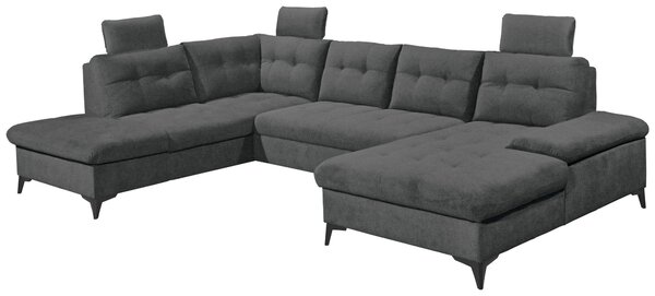 SEDACÍ SOUPRAVA, textil, barvy grafitu MID.YOU - Sedací soupravy, Online Only