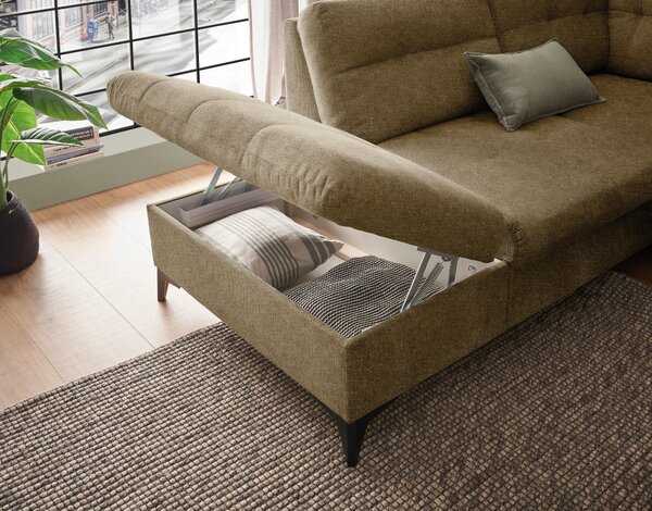SEDACÍ SOUPRAVA, textil, pískové barvy MID.YOU - Sedací soupravy, Online Only
