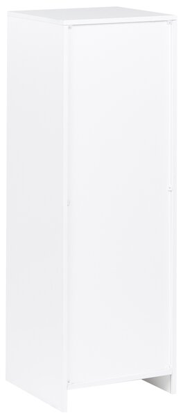 Knihovna se 3 policemi ZEHNA 117 cm Bílá