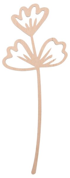 Dřevěné vyřezávané dekorativní listy do vázy Tvar: #3