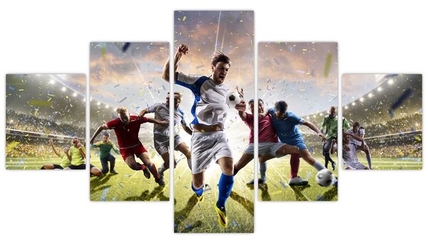 Obraz - Fotbal (125x70 cm)