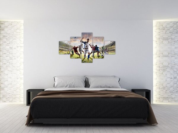 Obraz - Fotbal (125x70 cm)