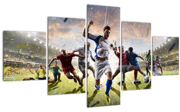 Obraz - Fotbal (125x70 cm)