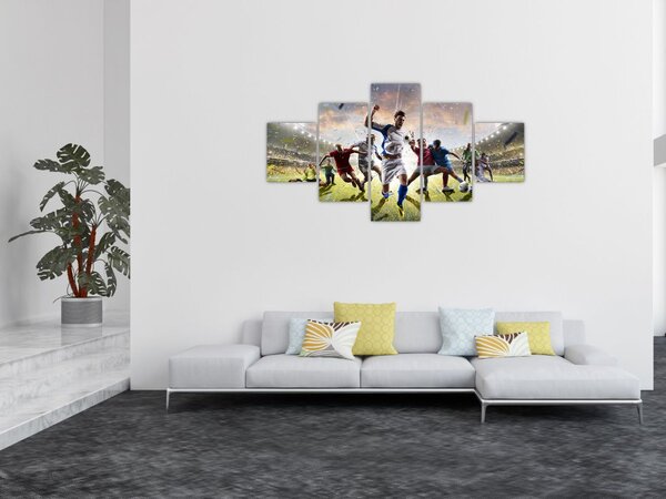 Obraz - Fotbal (125x70 cm)