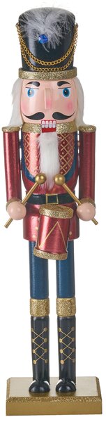 Dekorativní figurka HOGSJON Louskáček 50 cm Červená