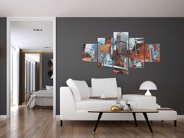 Obraz - Mrakodrapy (125x70 cm)
