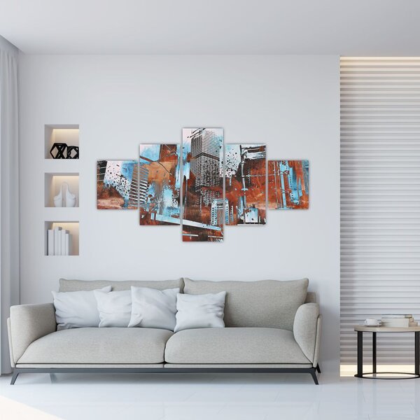 Obraz - Mrakodrapy (125x70 cm)