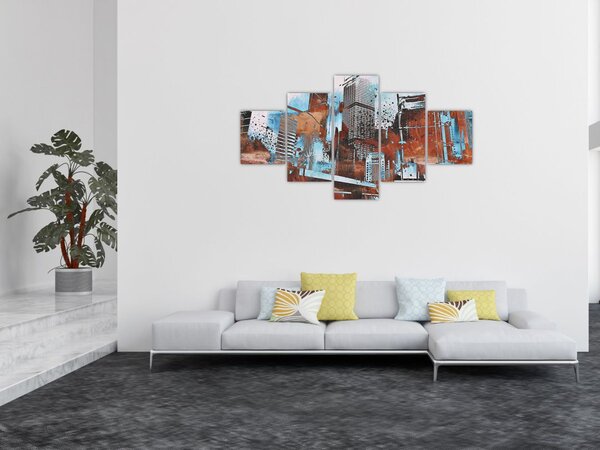 Obraz - Mrakodrapy (125x70 cm)