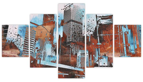 Obraz - Mrakodrapy (125x70 cm)