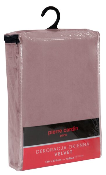 ZATEMŇOVACÍ ZÁVĚS NA PÁSCE PIERRE CARDIN SIBEL 140X270 CM STARORŮŽOVÁ
