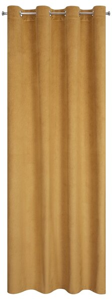 ZATEMŇOVACÍ ZÁVĚS NA KROUŽCÍCH LILI 140X250 CM ZLATÁ