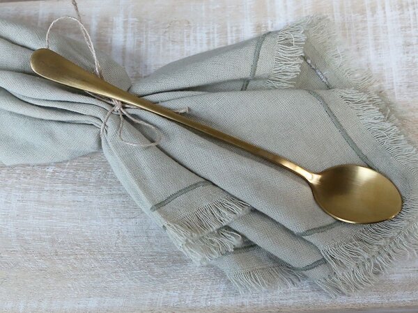 Nerezová lžička Latte Spoon Gold