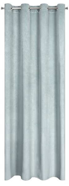 ZATEMŇOVACÍ ZÁVĚS NA KROUŽCÍCH LILI 140X250 CM SVĚTLEMODRÁ