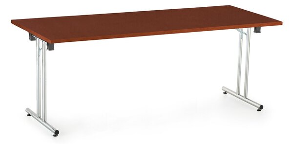 Skládací stůl Impress 180 x 80 cm, tmavý ořech