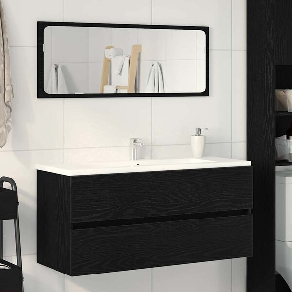 Skříňka pod umyvadlo Černý dub 100x38,5x45 cm kompozitní dřevo