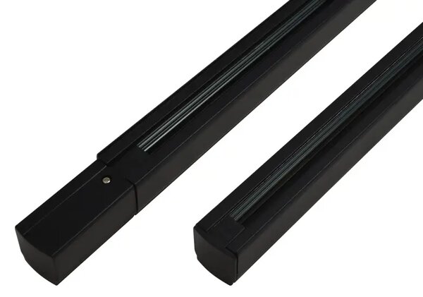 Lištové svítidlo Track 3Line Set 1M + End Power + End Cap černé