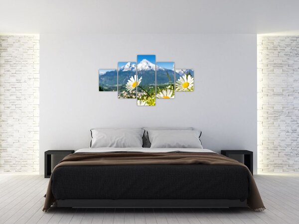 Obraz - Jaro v Alpách (125x70 cm)