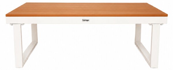 Furnigo Zahradní kovový set Malaga - bílý/antracit polštáře