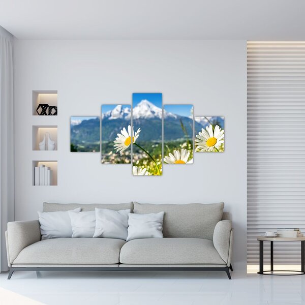 Obraz - Jaro v Alpách (125x70 cm)
