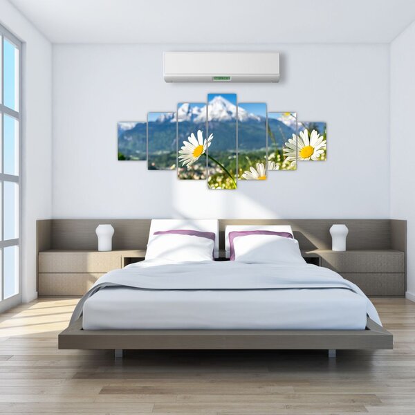Obraz - Jaro v Alpách (210x100 cm)