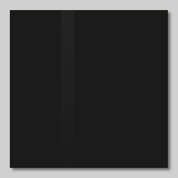 Černá skleněná magnetická tabule Smatab® - 40 × 60 cm