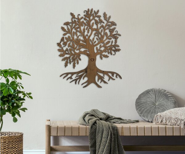 "Dub" světelný strom 230V 68x80cm provedení povrchu: bříza