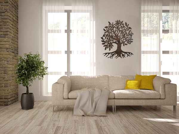 "Dub" strom života bez podsvícení provedení povrchu: dub, velikost: 70x80 cm