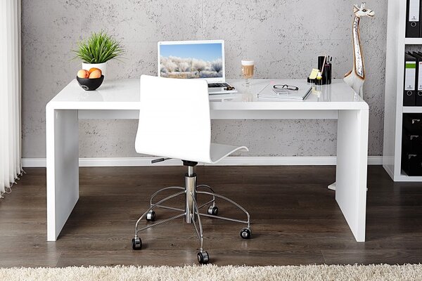 Písací stôl CONOR 120cm - biela