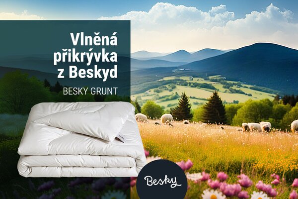 Vlněná přikrývka Besky Grunt
