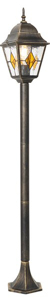 Vintage venkovní lucerna starožitné zlato 120 cm - Antigua