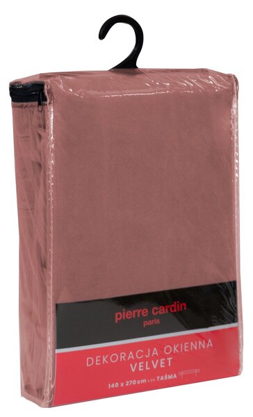 ZATEMŇOVACÍ ZÁVĚS NA PÁSCE PIERRE CARDIN SIBEL 140X270 CM STARORŮŽOVÁ