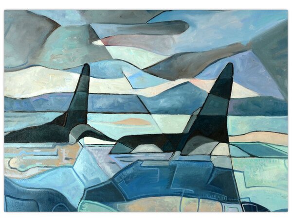 Obraz - Kosatky (70x50 cm)