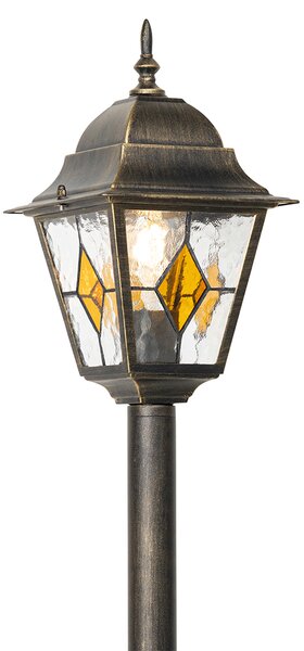 Vintage venkovní lucerna starožitné zlato 120 cm - Antigua