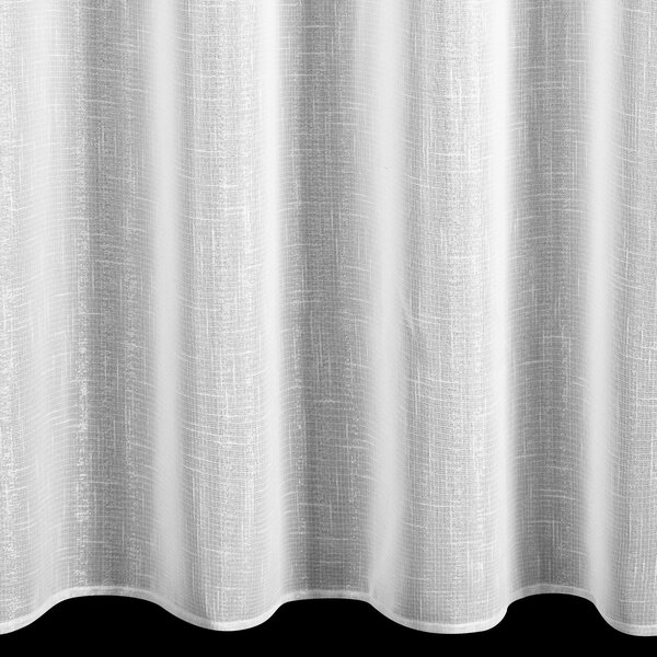 ZÁCLONA NA KROUŽCÍCH EMMA 290X250 CM BÍLÁ