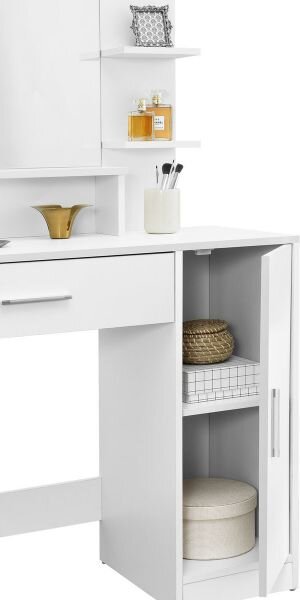 FurniGO Toaletní stolek Zoey - bílý