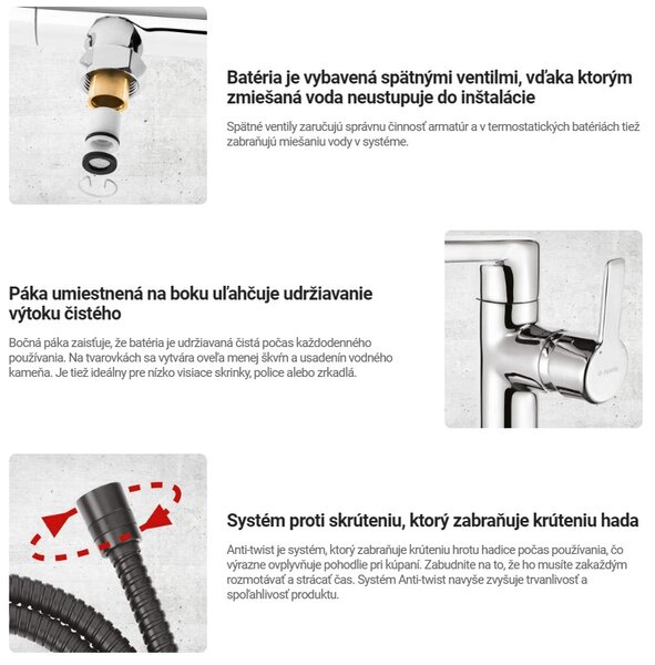 Deante Silia, volně stojící vanová baterie s ruční sprchovou soupravou, zlatá matná, DEA-BQS_R17M
