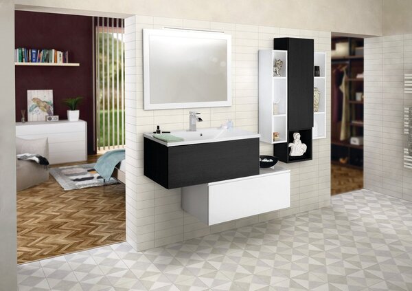 Sapho Sapho, ESPACE skříňka 35x172x32cm, 2x dvířka, levá/pravá, agila strip, ESC230-4343S