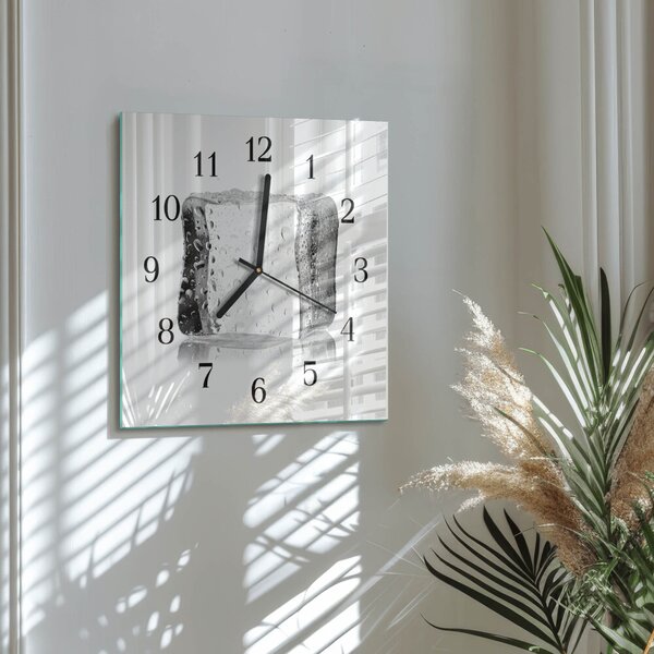 Skleněné hodiny na stěnu Led zskc-30x30-00179070
