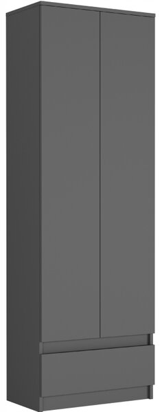 Skříň Framire Modern 60 x 180 x 35 cm antracit
