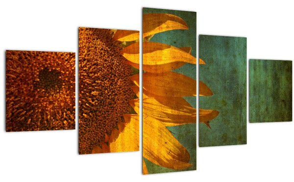 Obraz - Slunečnice (125x70 cm)