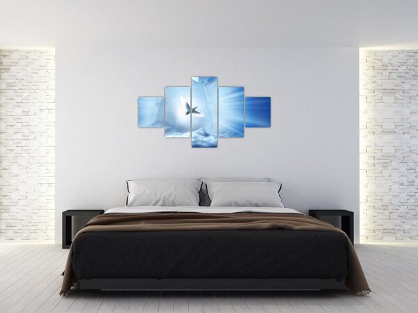 Obraz - Boží holubice (125x70 cm)