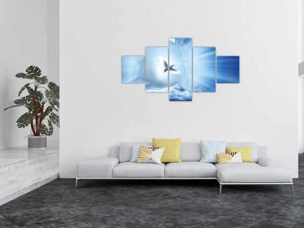 Obraz - Boží holubice (125x70 cm)